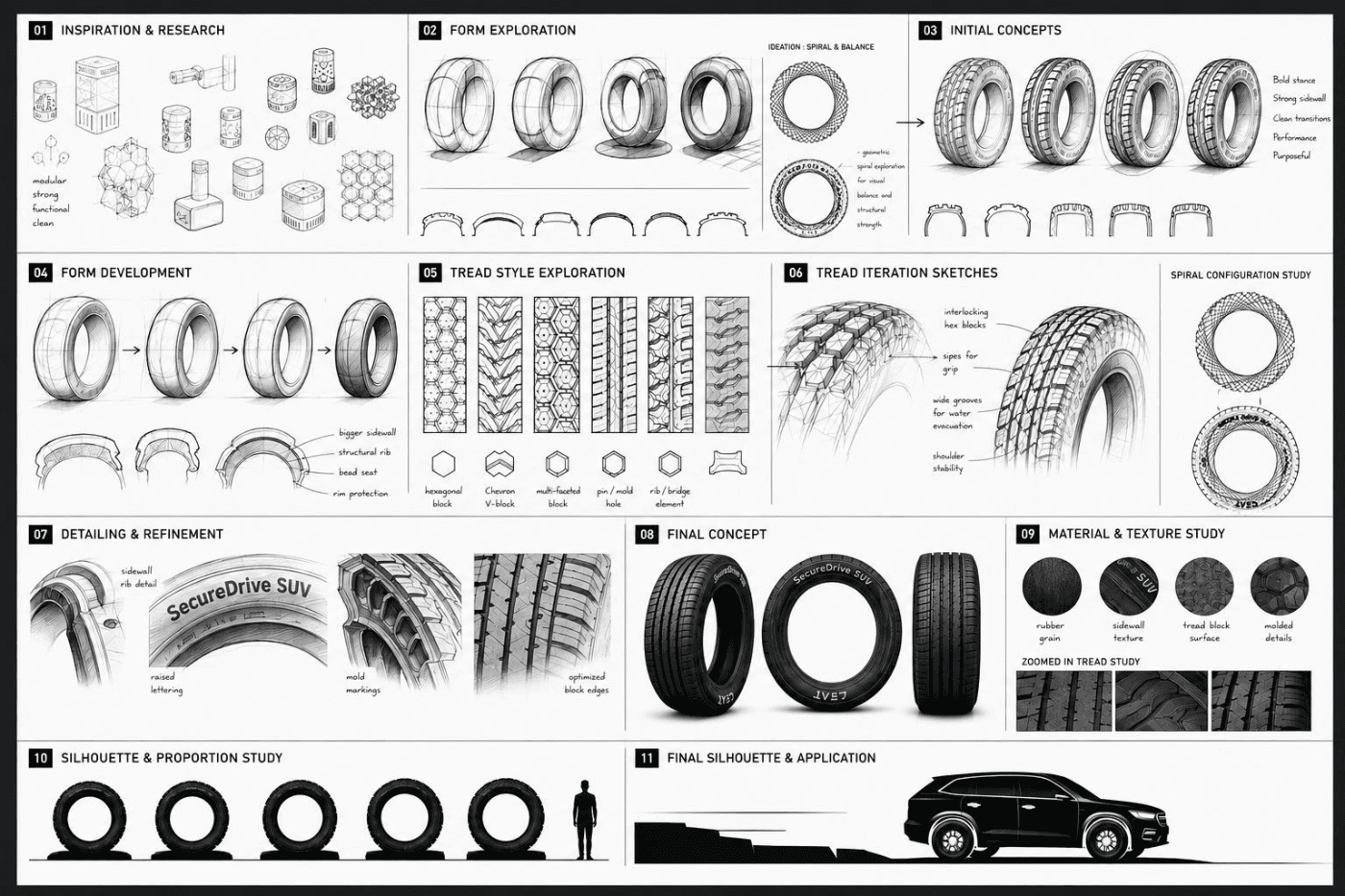 CEAT sidewall sketch development board